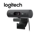 Logitech Brio 500 Full HD Webcam with Auto Light Correction,Show Mode, Dual Noise Reduction Mics, Webcam Privacy Cover, Works with Microsoft Teams, Google Meet, Zoom, USB-C Cable - Graphite. 