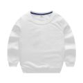 New foreign trade children's sweatshirt Korean version of children's clothing boys and girls tops baby spring and autumn solid color long sleeves.