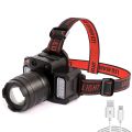 Multipurpose 5 Working Mode Rechargeable LED Headlamp/ Durable Waterproof Super Bright Headlight Outdoor Night Security Equipment.