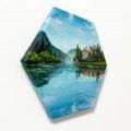 Exerz Hexagon Stretched Canvas 1pcs 8 inch.