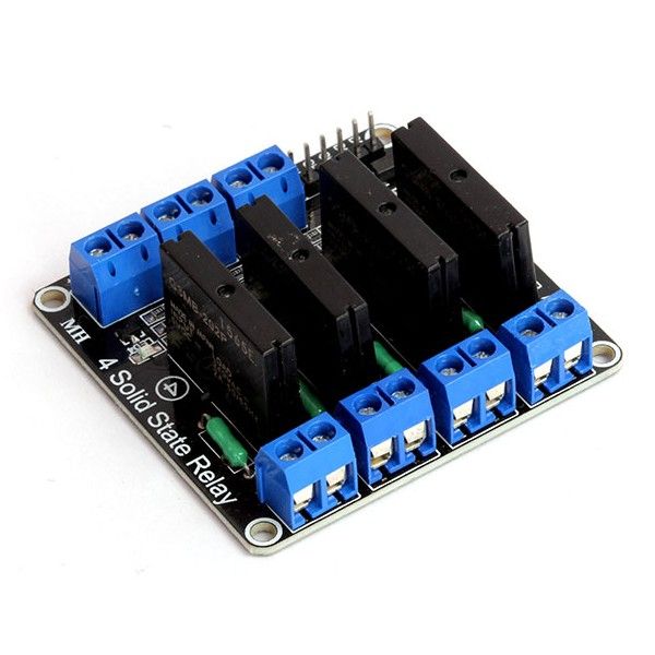 12V 4 Channels - Solid State Relay Module