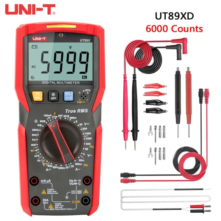 UNI-T%20Digital%20Multimeter%20UT89X%20UT89XD%20True%20RMS%2020A%20Current%201000v%20Voltmeter%20Resistance%20Capacitance%20Transistor%20LED%20Tester%20-%20Image%203