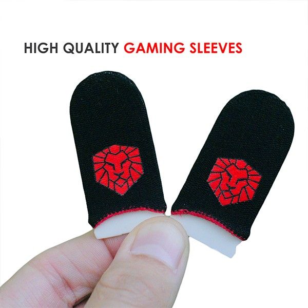 1 Pair (2 Pieces) Breathable Finger Gloves / Cover for Pubji / Free Fire Mobile Gaming