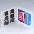 1Pc Transparent Protector Holder Micro Box For SD SDHC TF MS Memory Card Storage Case Plastic Boxes. 