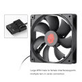 12cm 3000RPM Fan Cooling 12V PC Case Radiator Cooler 120MM Big 4Pin Desktop Chassis Workstation Cabinet Heatsink Fan Server Fans. 