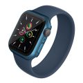 Electroplating Matte All-inclusive PC + Tempered Glass Watch Case For Apple Watch Series 9 / 8 / 7 45mm.