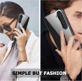 For Samsung Galaxy S24 / S24 Plus / S24+  Magic Mask Q Series Clear Case Compatible Case Shockproof Hard PC +Soft Silicone [Not Yellowing] Transparent Protective Slim Hard Back Cover with Silicone Frame- Black. 