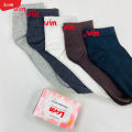 Levin Premium Quality 5 Pairs Low Cut Sports Casual Socks Ankle Moja For Men. 