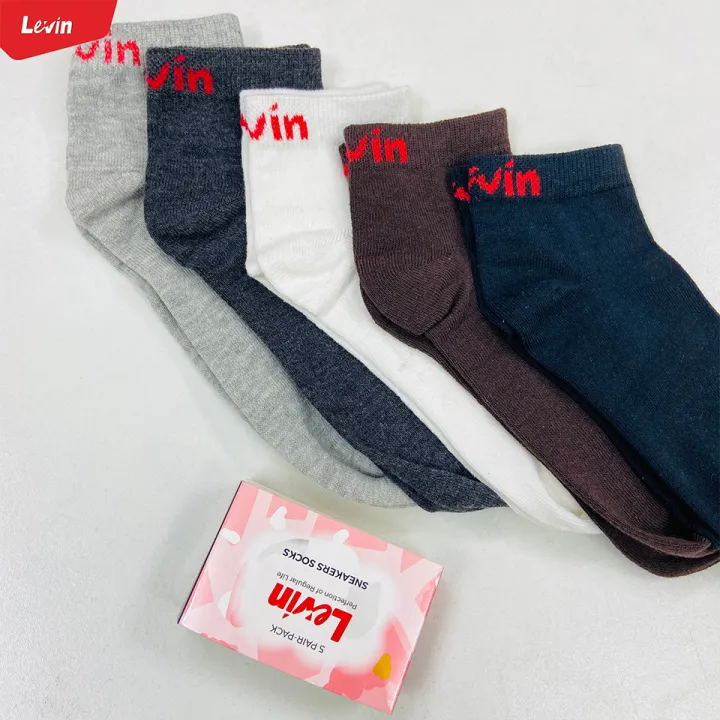 Levin%20Premium%20Quality%205%20Pairs%20Low%20Cut%20Sports%20Casual%20Socks%20Ankle%20Moja%20For%20Men%20-%20Image%205