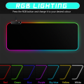 Rgb Gaming Mouse Pad With Backlit Keyboard Pad: Enhance Your Gaming Setup With Vibrant Lighting Mousepad.