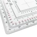 LCK51 for Camping MP-5 Topographical for Technical Land Navigation Protractor Coordinate Scale Protractor Map Protractor Measuring Ruler.