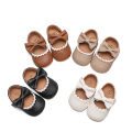 2022 New 0-1 Year Old Baby Shoes Fashion Bow Baby Girl Princess Shoes Rubber Sole.
