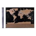 Scratch Off Interactive Map Holiday Decoration Travel. 