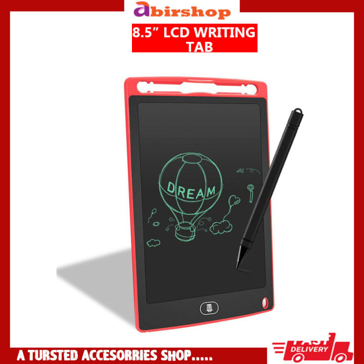 8.5 inch LCD Writing Tablet Smart Notebook One Button Erase With Pen Drawing Pad Handwriting Tab For Kids