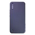 For Itel A26 Fashion Textured Protective Luxury Silicone/Leather Protective with Camera Lens Protection Soft Case - Phone Back Cover.