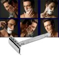 New Durable Men Shaver Comfortable Shaving Razors Old Style Double Edge Blade Shaving Machine Portable Home Appliances. 