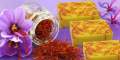 Saffron Goat Milk Handmade Soap Bar. 
