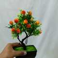 Miniascape Bonsai Decor: New 1Pc Artificial Flower Fruit Tree for Home and Restaurant Tables. 