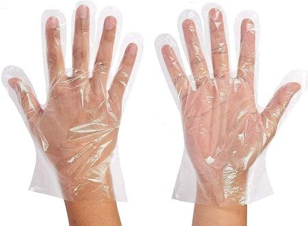 Poly Hand Gloves 100 pcs