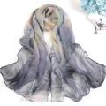 RUNMEIFA 2023 New Fashion Spring/Summer Women Floral Printing Beach Silk Scarf Shawls Female Long Wraps Beach Sunscreen Hijab. 