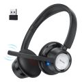 New Bee BH58 Wireless Headphones V5.0 Bluetooth Headset 25 Hrs Playtime with Mic Foldable Lightweight Earphone for Phones Laptop. 