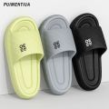 Fashion Men Slippers Thick Platform Light Eva Soft Shoes Women Couples Home Bathroom Anti-Slip Flip-Flops Summer Beach Sandals.