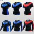 Nightwing 3D Print Men T shirts Compression Running T-shirt Men Quick-Drying Gym Sportswear Rashguard Jersey Casual Top For Male.