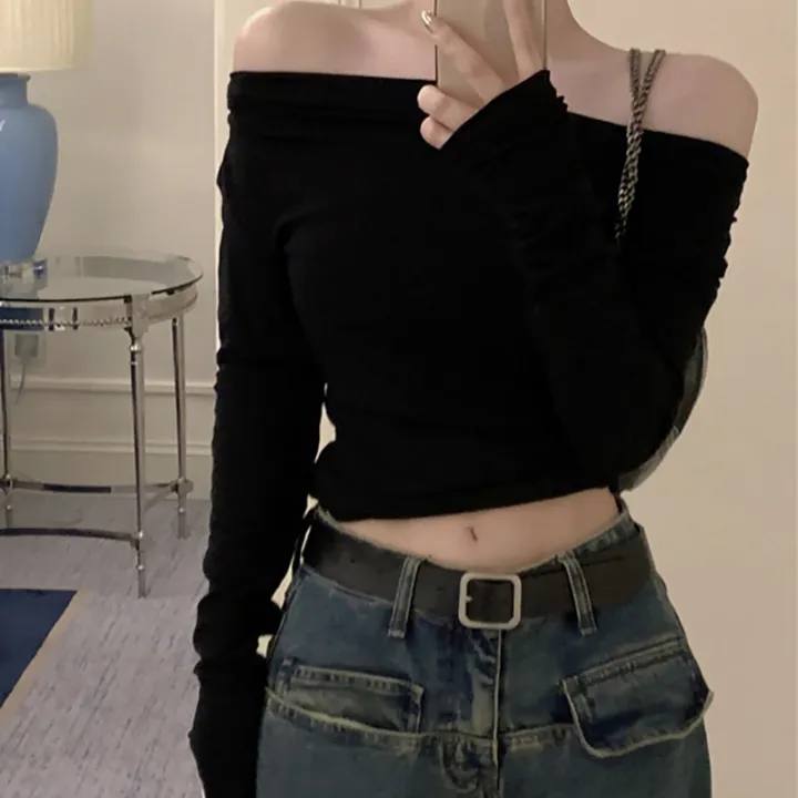 %E3%80%90Hot%20deal%E3%80%91%20Autumn%20Hottie%20Off%20Shoulder%20T-shirt%20Women%20Solid%20Color%20Long%20Sleeve%20Chic%20Crop%20Tops%20-%20Image%209