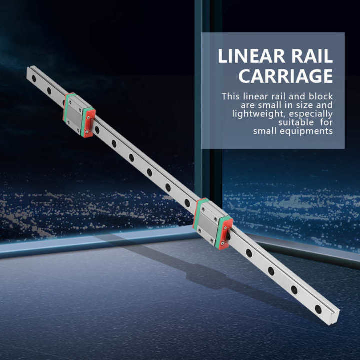 Linear%20motion%20rail%20durable%20lightweight%20MGN12%201%20pc%20400%20mm%20miniature%20linear%20guide%2012%20width%20+%202%20pcs%20MGN12B%20slide%20block%20for%20-%20Image%204