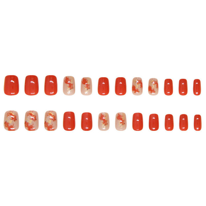 24Pcs%20Festive%20Gold%20Powder%20Fake%20Nails%20with%20Glue%20DIY%20Art%20Design%20False%20Artificial%20Nails%20-%20Image%205