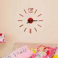 Clock Mirror Wall Stickers Fashion Living Room Watch DIY Home Decoration Clocks Sticker reloj de pared 2023 New 3D Wall.