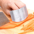 Stainless steel vegetable cutter hand guard Household finger Guard. 