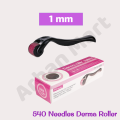 Derma Roller 1 mm for Hair Growth and Acne Scars. 