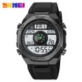 SKMEI Dual-Display Electronic Watch With Compass and Calorie Function 50m Waterproof Mutifunctional Sports Fashion Wristwatches For Men 2209. 