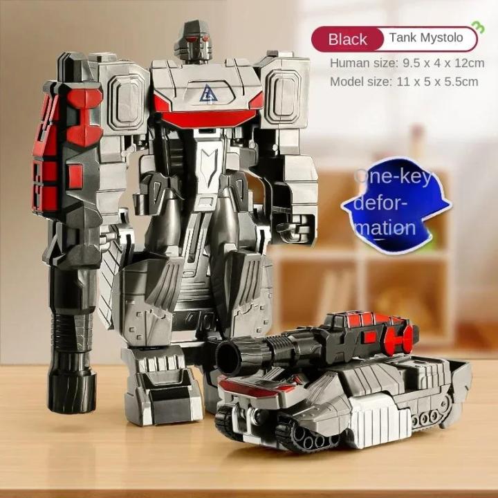 Kid Puzzle Toy Deformation Car Action Figure Model One Step Deformation Robot Transformation Car Toy Anime Robot Model