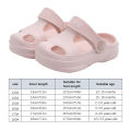 Solid Color Baby Sandals Summer Non -slip Rubber Hole Shoes Non -slip Soft Floor Slippers Boys Girls Beach Sandals. 