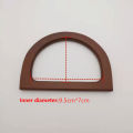 Bag Handle Bag Accessory Wooden Root Handle Wooden Circle Handle Environmental Round Handcrafted Wooden Handle.
