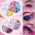 Shimmer Eyeshadow Face Eyes Body Glitter Sequin Cosmetics Festival Party Makeup Tool. 
