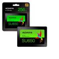 ADATA SU650 ( 3 years warranty) 256GB 2.5″ SATA SSD.