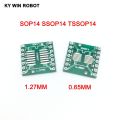 【Mary DAI Store】10pcs SOP14 SSOP14 TSSOP14 to DIP14 Pinboard SMD To DIP 0.65mm/1.27mm to 2.54mm DIP Pin Board Converter Socket. 