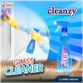 Cleanzy Glass Cleaner with Spray - 350ml ( Buy 1 Get 1 Refill 350ml Free ). 