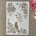 Stencil for Wall & Fashion Painting Template 10in by 8in..