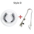 Long Lasting Natural Magnetic Eyelashes Reusable Simulation False Eyelashes Glue-free Fluffy Wispy Non-glue False Eyelashes Eye Makeup.