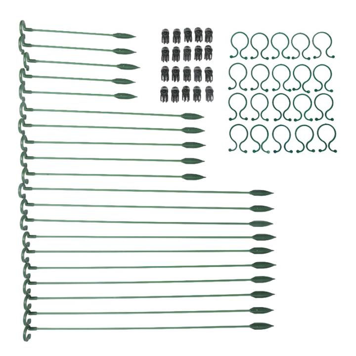 60Pcs Plant Supports Set-20 Pack Flower Plant Stakes Sticks (3 Sizes)