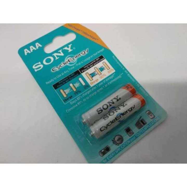 2pcs]Sony]AAA]1,2V]4300mAh]Rechargeable Battery]]HC | Daraz.com.bd