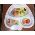 Melamine Baby Divided Plate-1 Piece Multi Color. 