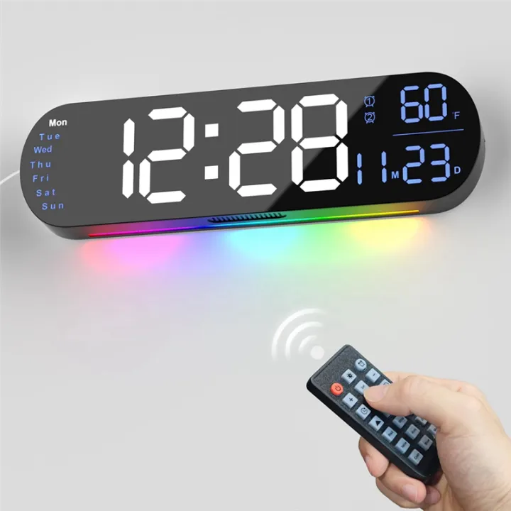 Digital%20Clock%20Wall%20LED%20Digital%20Alarm%20Clock%20Timing%20with%20Remote%20Control%2013.7Inch,Auto%20Brightness,Dual%20Alarm%20Clock%20&%20Timer,for%20Bedroom,%20Gift%20-%20Image%205
