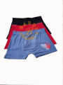 3 Piece Fila Deluxe Boxer Underwear For Men Multicolor - Under Wear For Men - Under Wear For Men - Mens Underwear. 