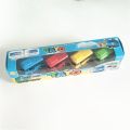 【Hengli jewelry story】(New) new 4 pcs/set Tayo little bus plastic pull back blue Tayo red Gani yellow Lani green Rogi bus model for baby gift. 