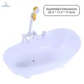 Electric Cyclic Water Spray Cup Mini Bathtub Kids Toys Simulation Plastic Mini Bathroom Tub Miniatures for Milkshake Cold Drinks Bar Nightclub. 